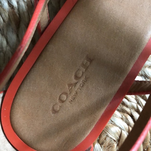 Coach leather sandals - Picture 5 of 5